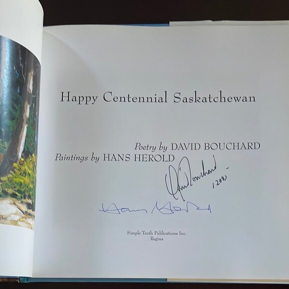 Happy Centennial Saskatchewan - Bouchard, David (Signed) - Picture 3 of 3